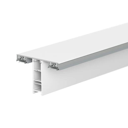 Mendiger | Mittelprofil | 17 - 34 mm | Aluminium | Weiß | 2,00 m #1