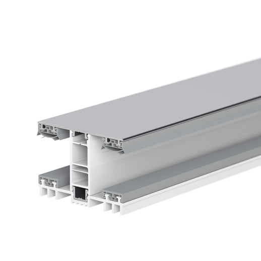 Mendiger | Mittelprofil | 25 mm | Thermo/Thermo | Aluminium | Blank | 2,00 m #1