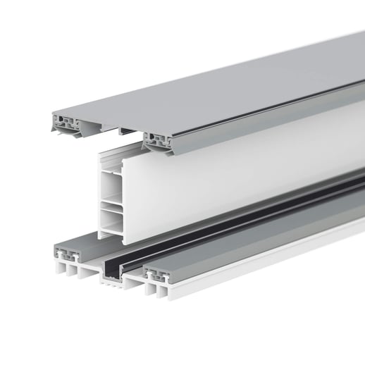 Mendiger | Mittelprofil | 25 mm | Thermo/Thermo | Aluminium | Blank | 2,00 m #2