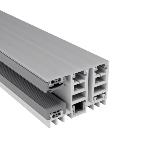 Mendiger | Randprofil | 16 mm | Thermo/Thermo | Aluminium | Blank | 2,00 m #1