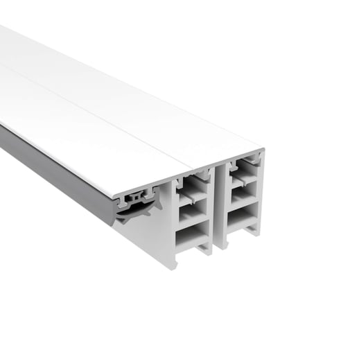 Mendiger | Randprofil | 16 mm | Aluminium | Weiß | 2,00 m #1