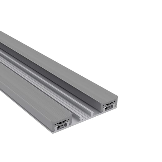 Mendiger | Unterprofil | Aluminium | Blank | 6,00 m #1