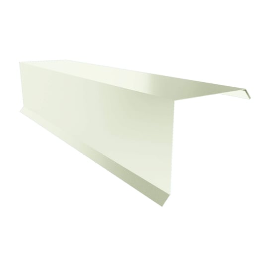 Ortgangwinkel | 11 cm x 10 cm x 2,00 m | Stahl 0,75 mm | 25 µm Polyester | 9002 - Grauweiß #1