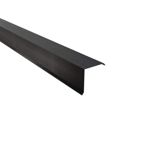 Ortgangwinkel | 11,5 x 11,5 cm | Stahl 0,50 mm | 35 µm Mattpolyester | 23 - Dunkelgrau #1