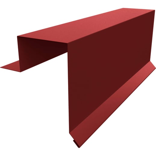 Ortgangwinkel | Stehfalzprofil PD-510-S | Stahl 0,50 mm | 50 µm PURMAT® | 028 - Kirschrot #1