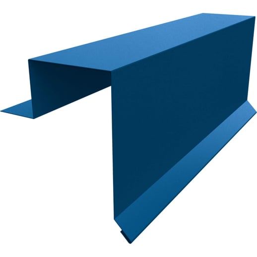 Ortgangwinkel | Stehfalzprofil PD-510-S | Stahl 0,50 mm | 25 µm Polyester | 5010 - Enzianblau #1