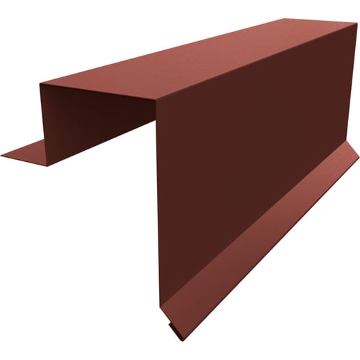 Ortgangwinkel | Stehfalzprofil PD-510-S | Stahl 0,50 mm | 25 µm Polyester | 8012 - Rotbraun #1