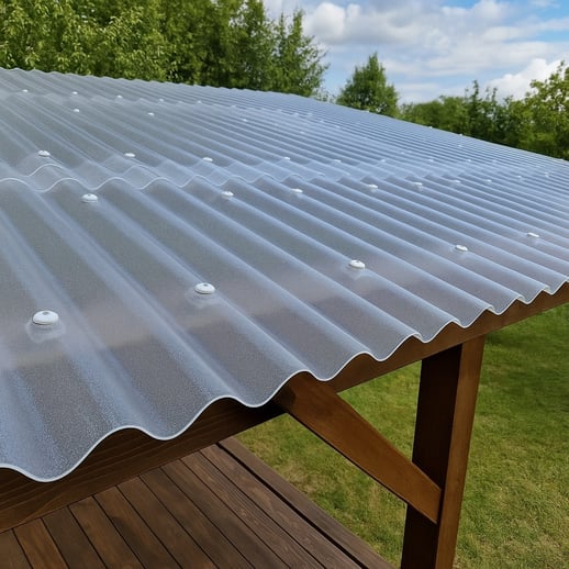 PET Wellrolle | 76/18 | 1,00 mm | Klar | C-Struktur | 1,25 x 5,00 m #3