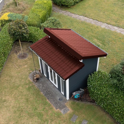 Pfannenblech 2/1060 | Aluminium 0,70 mm | 25 µm Polyester | 8012 - Rotbraun #6