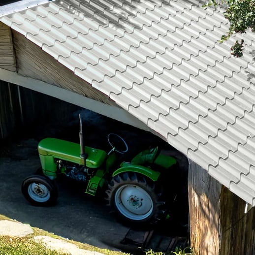 Pfannenblech EUROPA | Anti-Tropf 1000 g/m² | Stahl 0,50 mm | 25 µm Polyester | 7035 - Lichtgrau #4