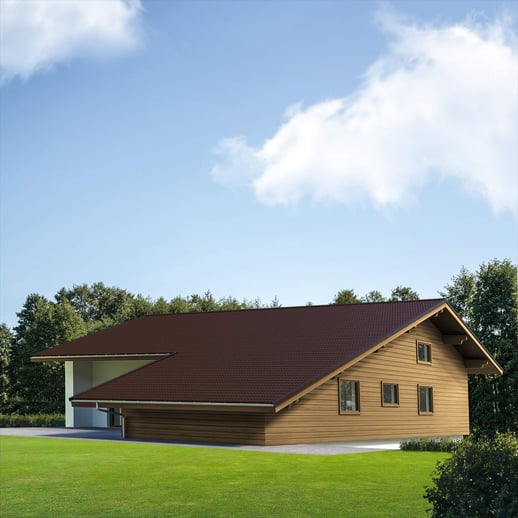 Pfannenblech EUROPA | Stahl 0,50 mm | 60 µm Puramid | 8017 - Schokoladenbraun #3