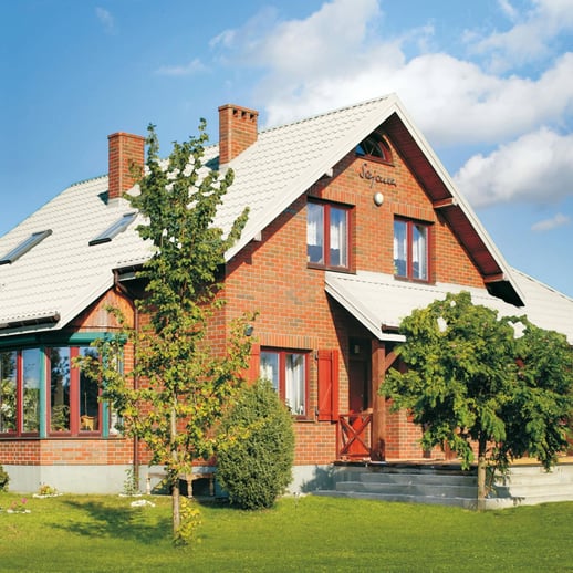 Pfannenblech Szafir 350/15 | Anti-Tropf 700 g/m² | Stahl 0,50 mm | 25 µm Polyester | 9010 - Reinweiß #5