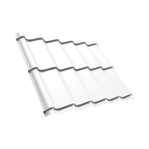 Pfannenblech Szafir 350/15 | Stahl 0,50 mm | 25 µm Polyester | 9010 - Reinweiß #1