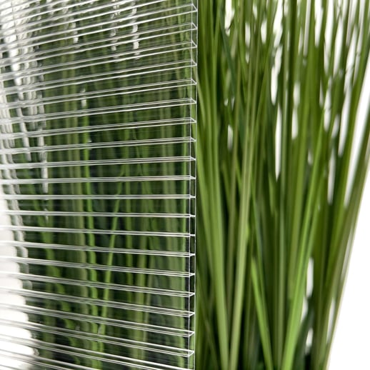 Polycarbonat Doppelstegplatte | 4,5 mm | Breite 1,05 m | Klar | 2,00 m #3