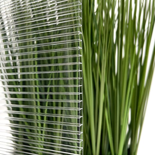 Polycarbonat Doppelstegplatte | 6 mm | Breite 1,05 m | Klar | 5,00 m #3