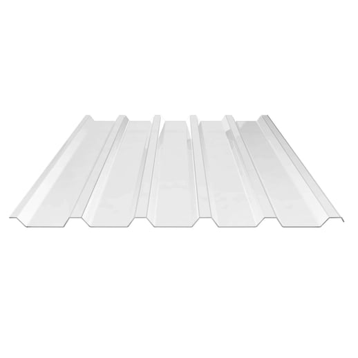 Polycarbonat Spundwandplatte | 207/35 | 1,00 mm | Klar | 2-Seiten UV-Schutz | 3,00 m #1