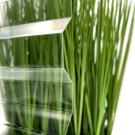 Polycarbonat Spundwandplatte | 76/18 | Sparpaket | 0,90 mm | Klar | Breite 3,24 m | Länge 2,00 m #4