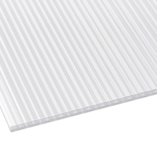 Polycarbonat Stegplatte | 16 mm | Profil A1 | Sparpaket | Plattenbreite 1,20 m | Opal-Weiß | X-Struktur | Breite 3,74 m | Länge 2,00 m #4