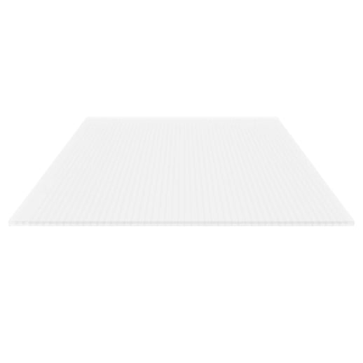 Polycarbonat Stegplatte | 16 mm | Breite 1,20 m | Opal Weiß | 3,50 m #1