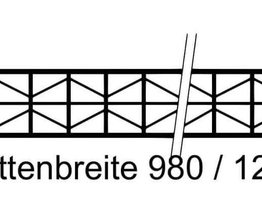 Polycarbonat Stegplatte | 16 mm | Breite 1,20 m | Opal Weiß | X-Struktur | 3,50 m #5