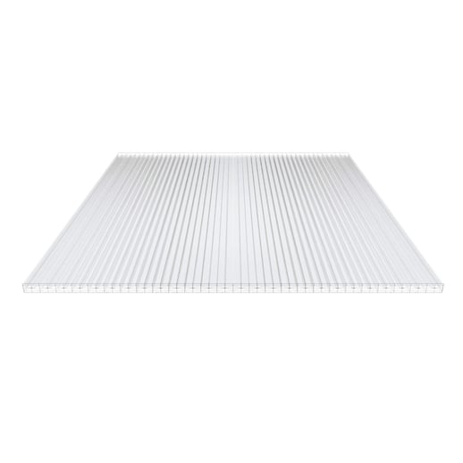 Polycarbonat Stegplatte | 25 mm | Profil Mendiger | Sparpaket | Plattenbreite 98 cm | Klar | X-Struktur | Breite 8,15 m | Länge 7,00 m #5