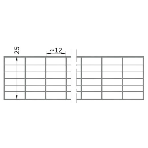 Polycarbonat Stegplatte | 25 mm | Breite 98 cm | Opal Weiß | Temperaturreduzierend | 2,00 m #3