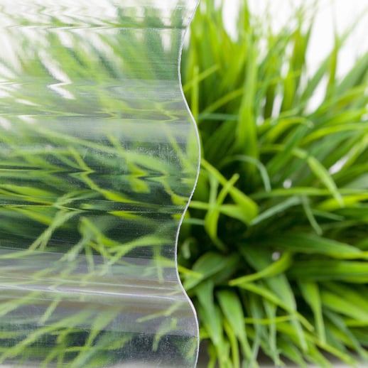 Polycarbonat Wellplatte | 76/18 | Sparpaket | 1,40 mm | Klar | Breite 3,41 m | Länge 3,00 m #4