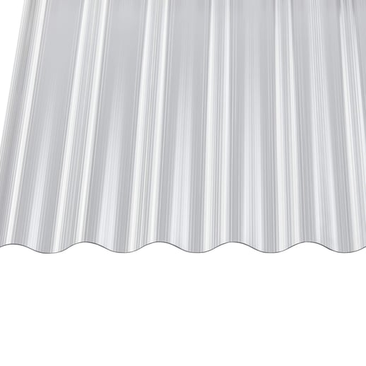 Polycarbonat Wellplatte | 76/18 | 1,40 mm | Klar | Rillenstruktur | 3,00 m #4