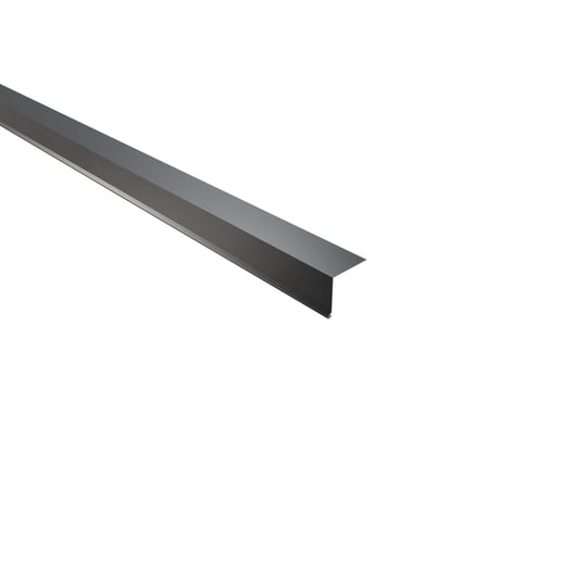 Traufenblech | 5 x 5 cm | 100° | Aluminium 0,70 mm | 25 µm Polyester | 7016 - Anthrazitgrau #1