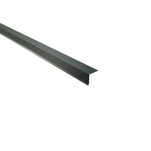 Traufenblech | 5 x 5 cm | 95° | Stahl 0,50 mm | 60 µm Puramid | 6005 - Moosgrün #1