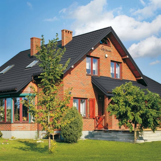 Pfannenblech Szafir 350/15 | Anti-Tropf 700 g/m² | Stahl 0,50 mm | 25 µm Polyester | 7024 - Graphitgrau #5