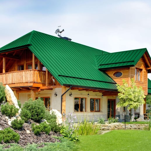 Stehfalzblech PD-510-S | Trapez | Anti-Tropf 700 g/m² | Stahl 0,50 mm | 25 µm Polyester | 6029 - Minzgrün #7