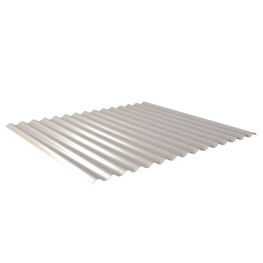 Wellblech 18/1064 | Wand | Stahl 0,50 mm | 25 µm Polyester | 7035 - Lichtgrau #1