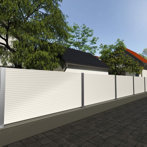 Wellblech 18/1064 | Wand | Stahl 0,50 mm | 25 µm Polyester | 9010 - Reinweiß #4