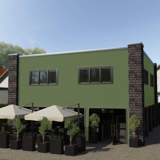 Wellblech PF25W | Wand | Stahl 0,75 mm | 25 µm Polyester | 6011 - Resedagrün #3