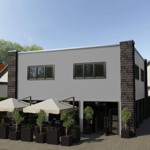 Wellblech PF25W | Wand | Stahl 0,75 mm | 25 µm Polyester | 9006 - Weißaluminium #3