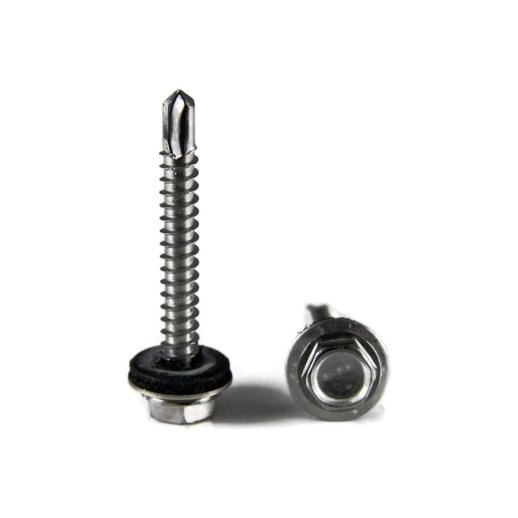 Edelstahlschrauben | Für Montage Hochsicke auf Holzkonstruktion | 6,5 x 80 mm D16 | Blank #1