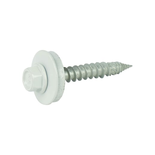 Edelstahlschrauben | Für Montage Tiefsicke auf Holzkonstruktion | 6,0 x 40 mm E19 | Grauweiß #1