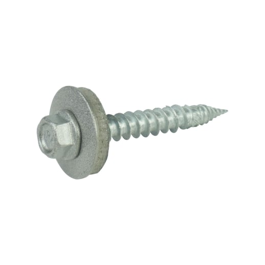 Edelstahlschrauben | Für Montage Tiefsicke auf Holzkonstruktion | 6,0 x 40 mm E19 | Graualuminium #1