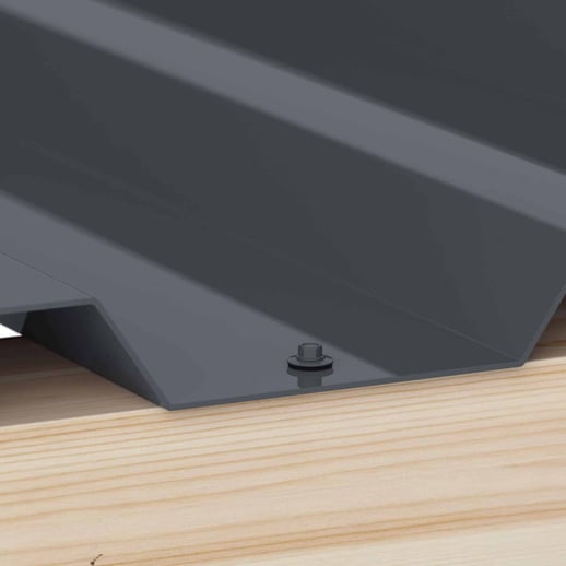 Edelstahlschrauben | Für Montage Tiefsicke auf Holzkonstruktion | 4,8 x 35 mm D14 | Graphitgrau #2