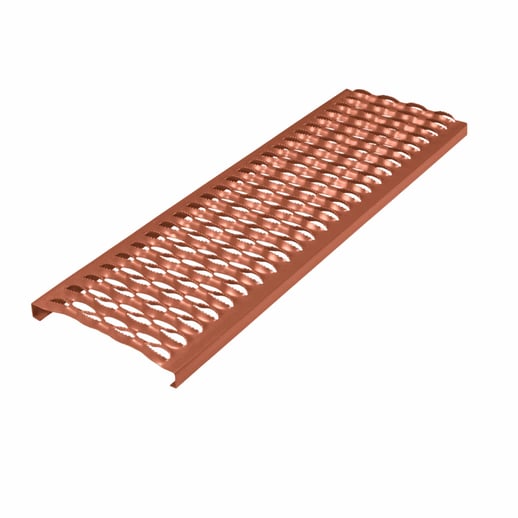 Laufrost | Set | Breite 42 cm | Ziegelrot #1