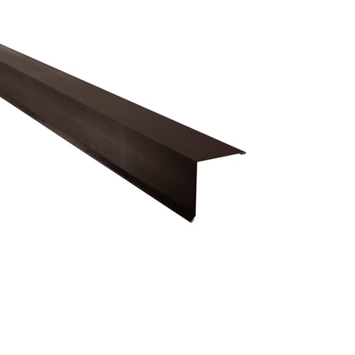 Pultabschluss | 11,5 x 11,5 cm | 85° | Stahl 0,50 mm | 35 µm Mattpolyester | 32 - Dunkelbraun #1