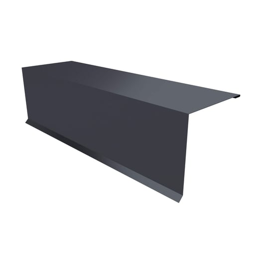 Pultabschluss | 15 cm x 15 cm x 2,00 m | 80° | Stahl 0,50 mm | 25 µm Polyester | 7024 - Graphitgrau #1