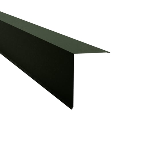 Pultabschluss | 20 x 25 cm | 80° | Stahl 0,50 mm | 80 µm Shimoco | 6020 - Chromoxidgrün #1