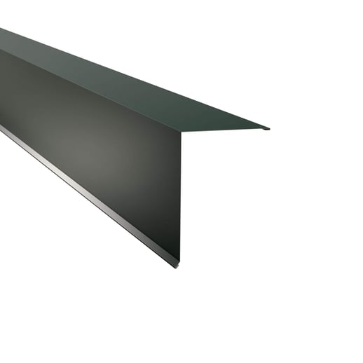 Pultabschluss | 20 x 25 cm | 80° | Aluminium 0,70 mm | 25 µm Polyester | 6005 - Moosgrün #1