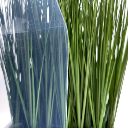 PVC Spundwandplatte | 250/50 | 1,50 mm | Klarbläulich | 2,50 m #3