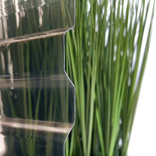 PVC Spundwandplatte | 70/18 | Sparpaket | 1,00 mm | Bronze | Breite 8,41 m | Länge 3,50 m #4