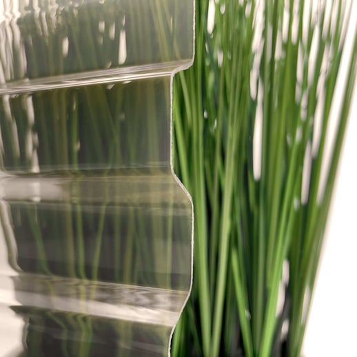 PVC Spundwandplatte | 70/18 | Sparpaket | 1,40 mm | Bronze | Breite 8,41 m | Länge 3,50 m #4