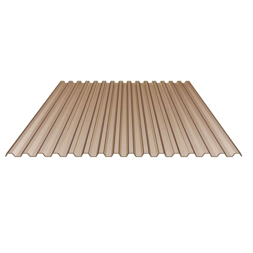 PVC Spundwandplatte | 70/18 | 1,40 mm | Bronze | 7,00 m #1