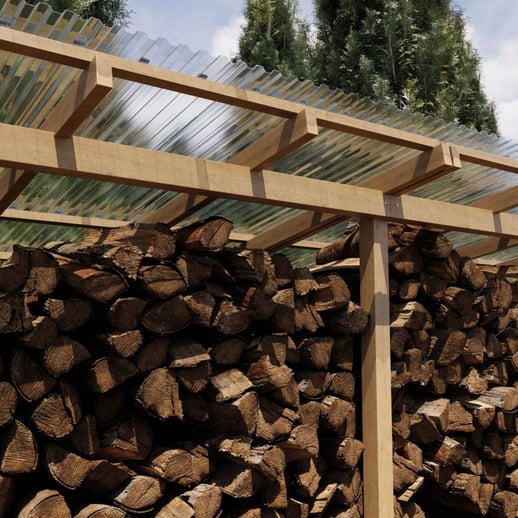 PVC Spundwandplatte | 70/18 | 1,30 mm | Klarbläulich | 8,00 m #5